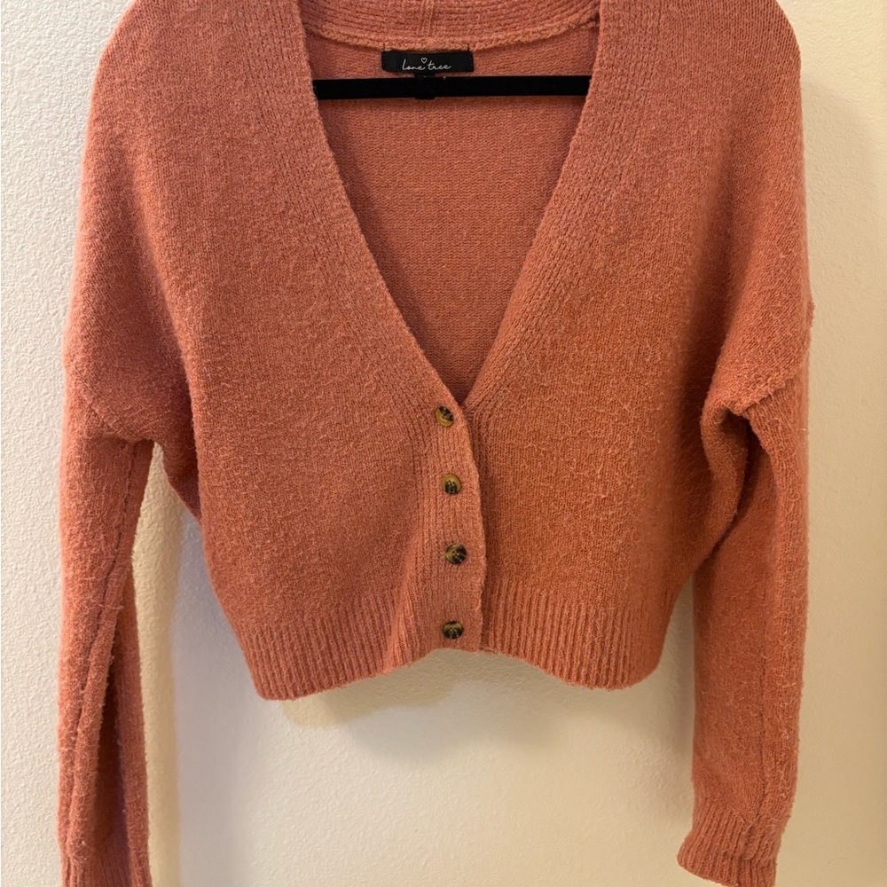 Love Tree Women's Rust Cardigan
